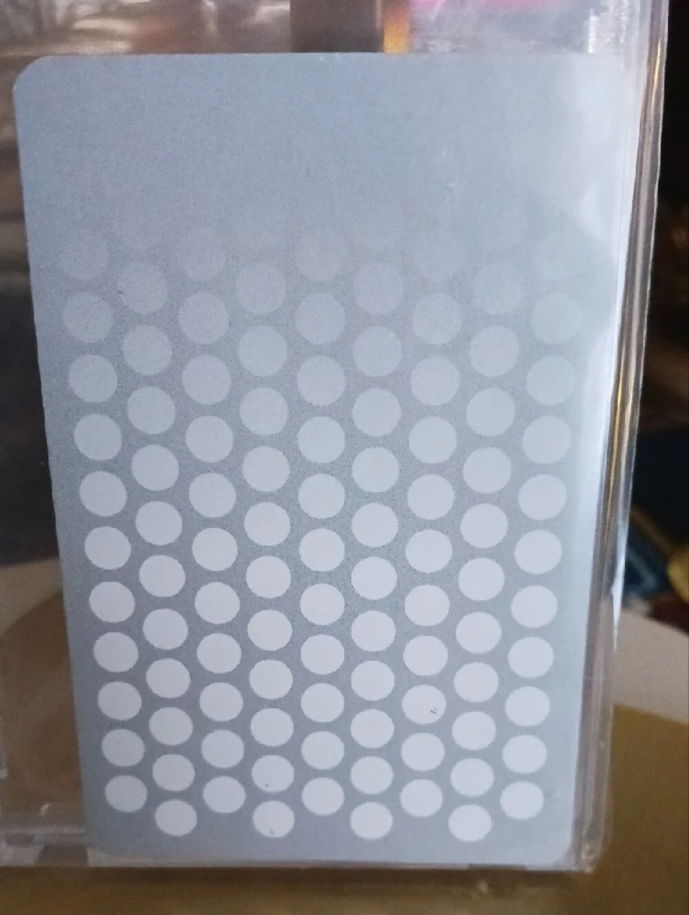 Louis Vuitton Multicolor Playing Card With Clear Hard Case With COA